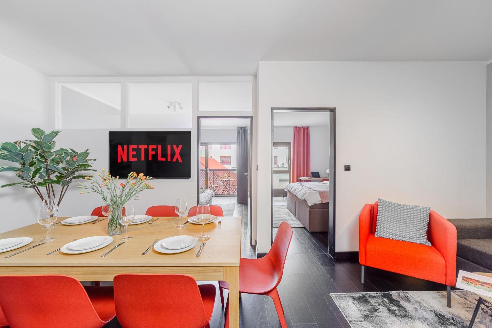Apartments With Large Balcony, Parking Prague Luaran gambar
